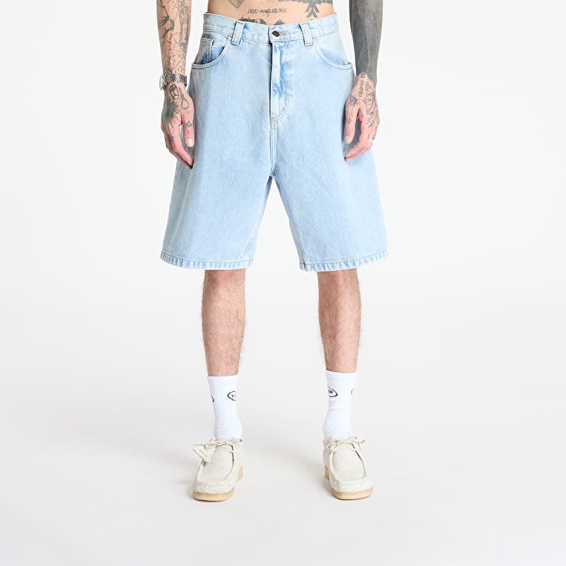 Шорты Carhartt WIP Brandon Short Blue Heavy Stone Bleached