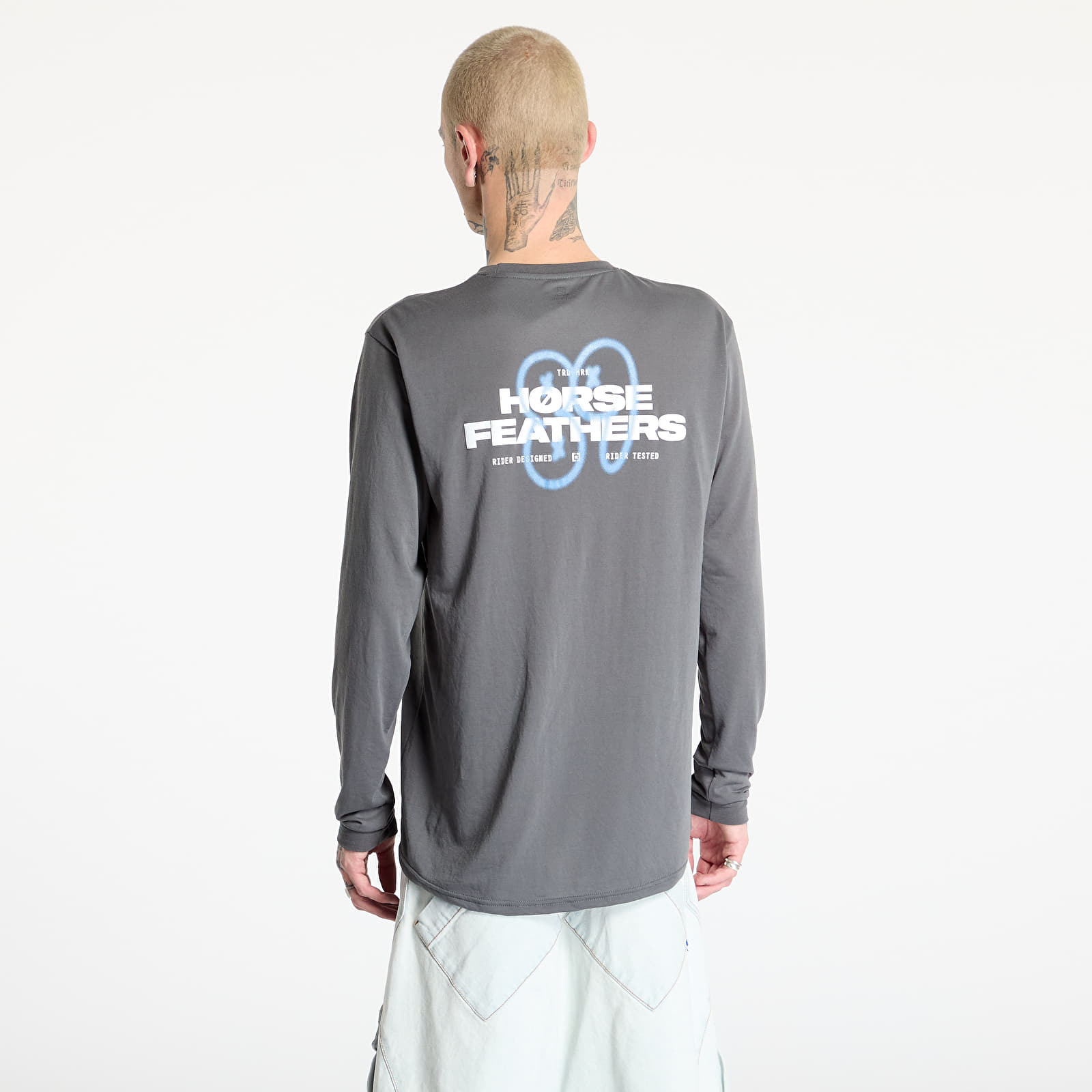 Meeste T-särgid Horsefeathers Fury Ls Bike Jersey Castlerock