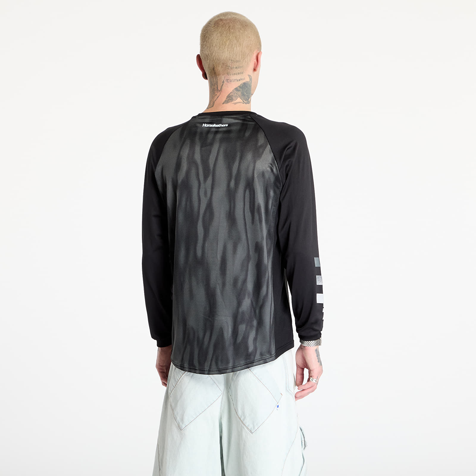 Trikood Horsefeathers Spike Ls Bike Jersey Halftone/ Black