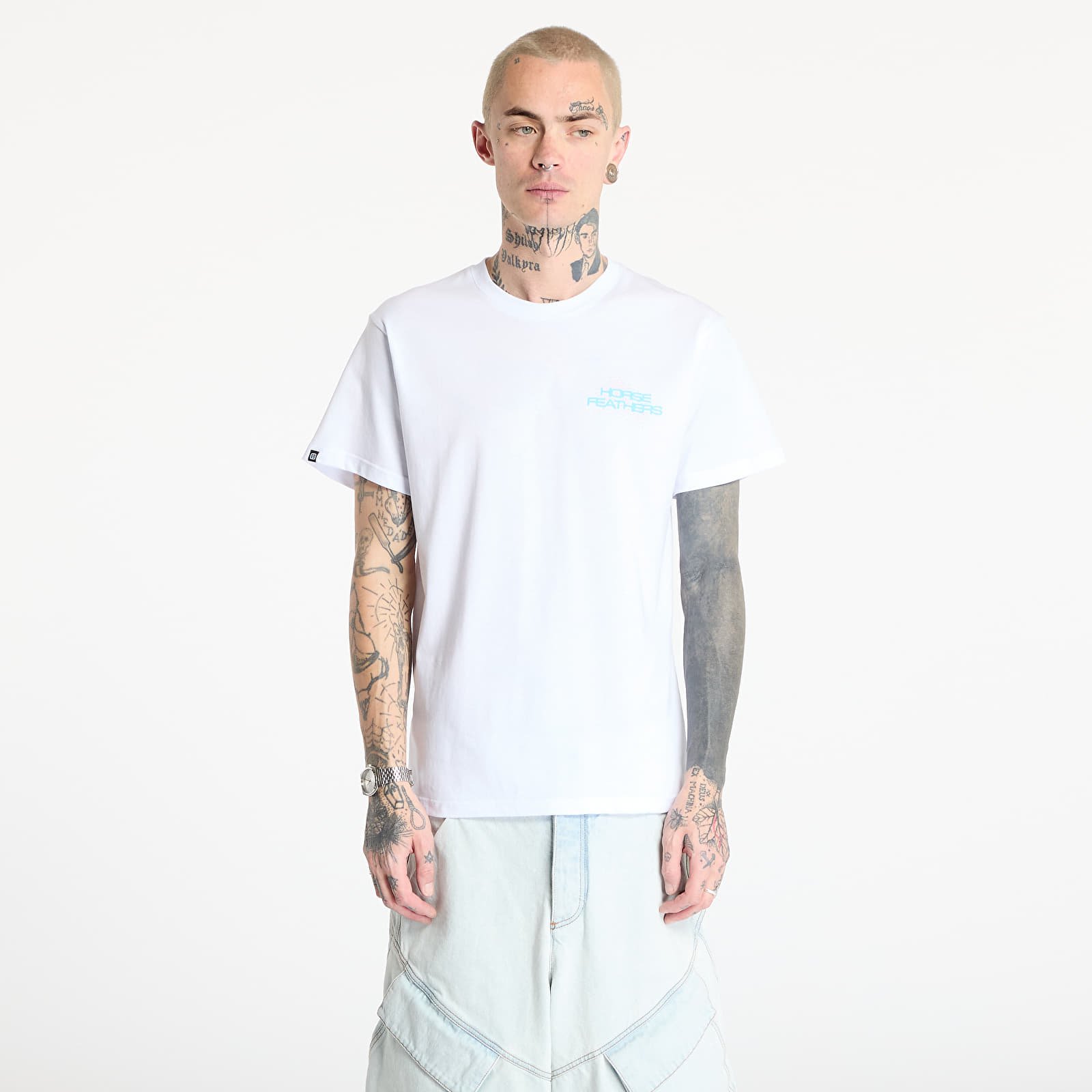 Meeste T-särgid Horsefeathers Rizmo T-Shirt White