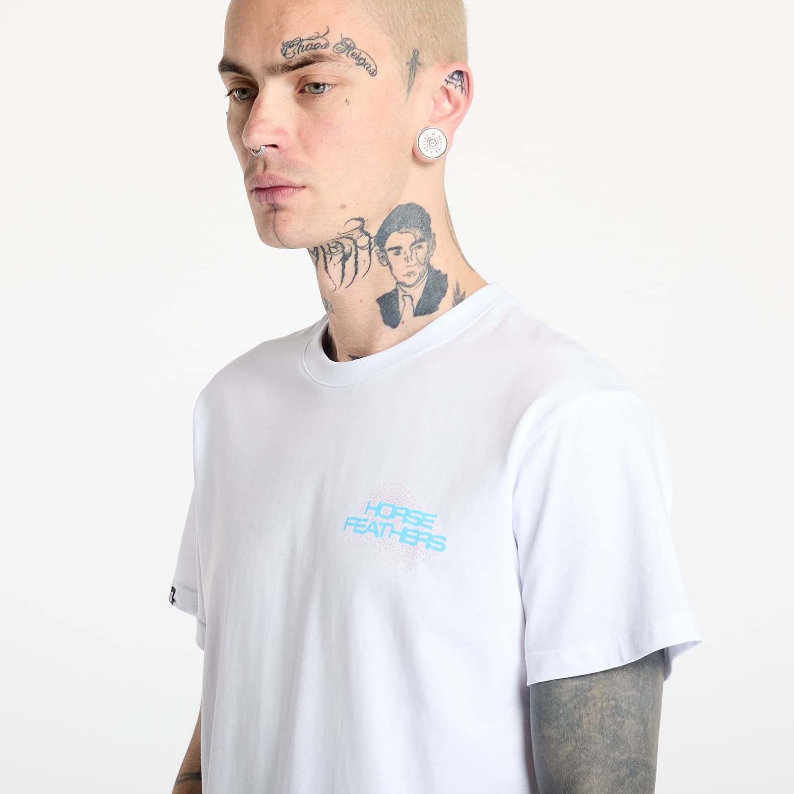 Meeste T-särgid Horsefeathers Rizmo T-Shirt White
