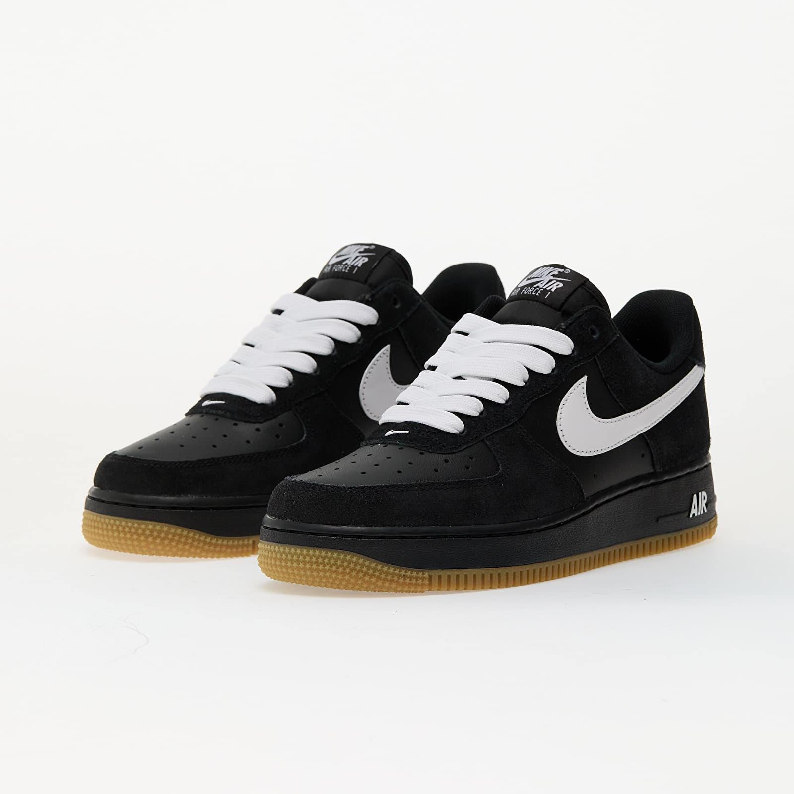 Meeste tossud ja kingad Nike Air Force 1 '07 Lv8 Black/ White-Gum Light Brown