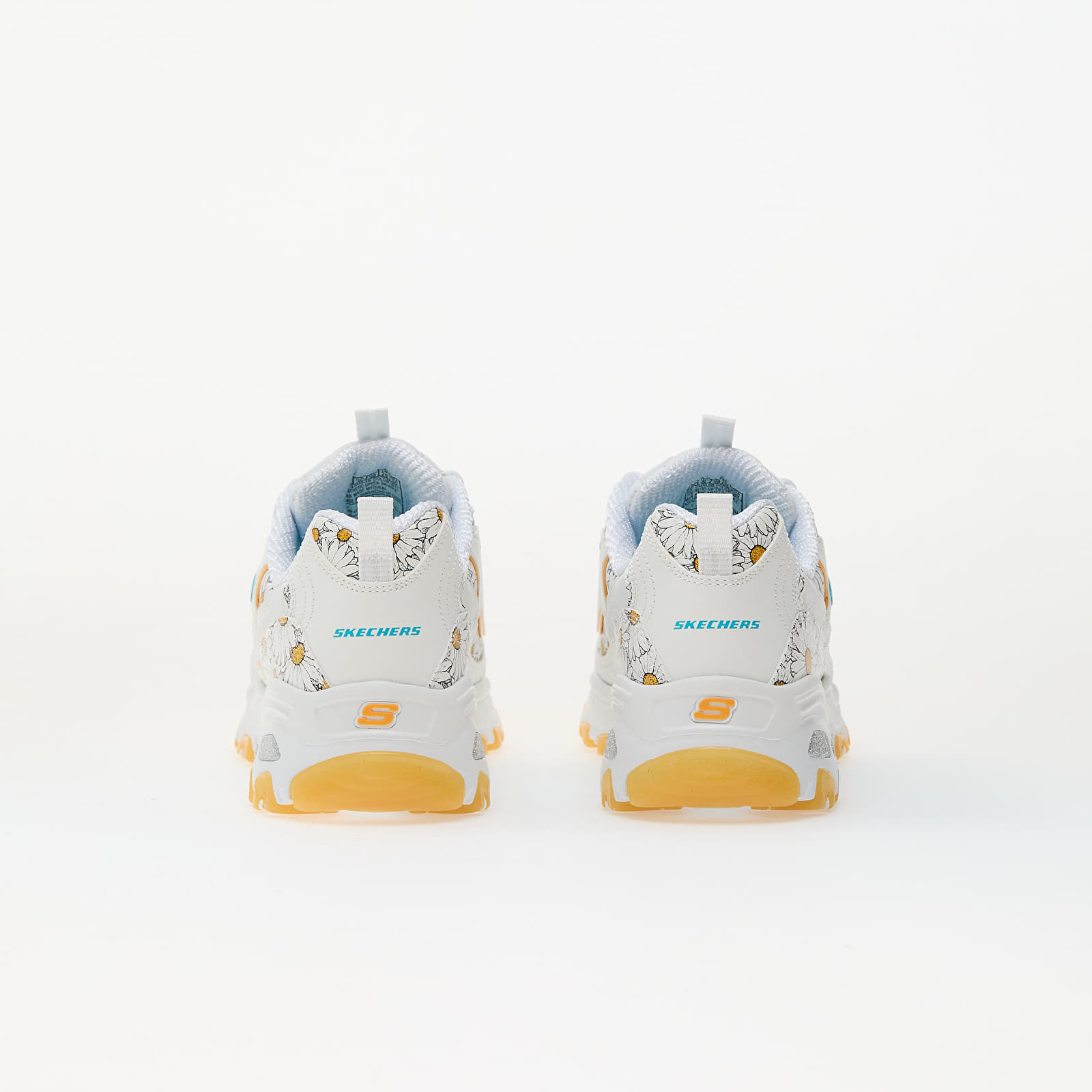 Дамски кецове и обувки Skechers D'Lites - Daisy Dream White/ Yellow