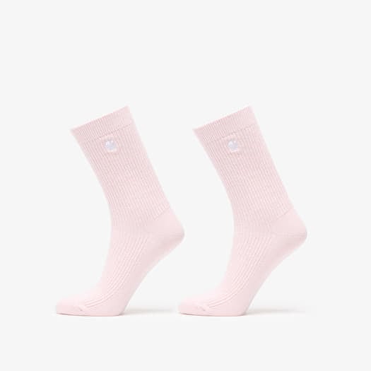 Carhartt WIP Madison Pack Socks 2-Pack Air Pink/ White