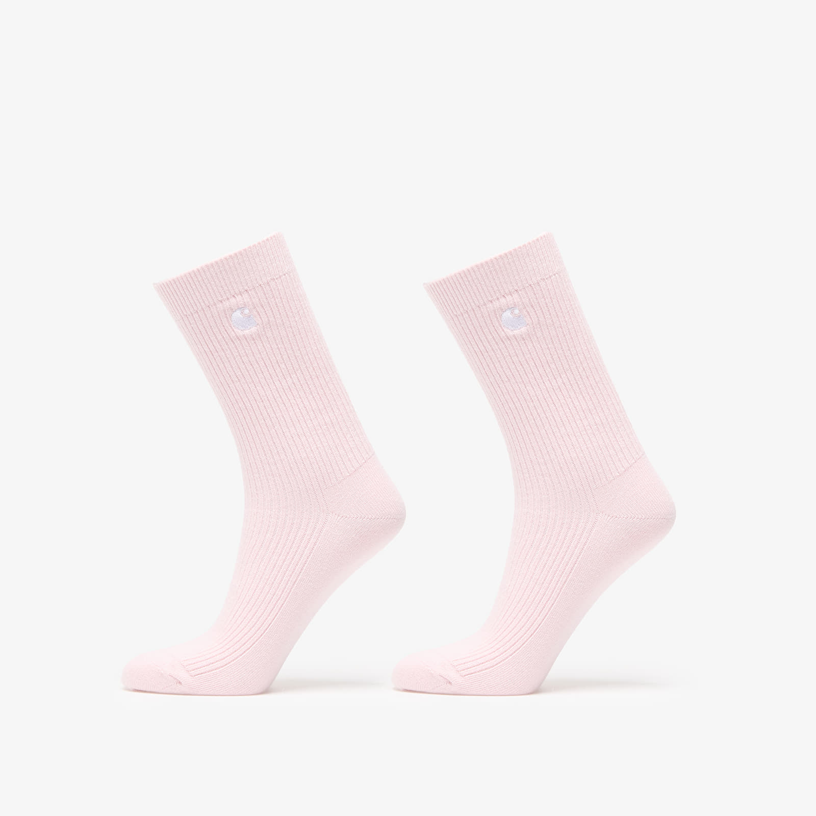 Calcetines para hombre Carhartt WIP Madison Pack Socks 2-Pack Air Pink/ White