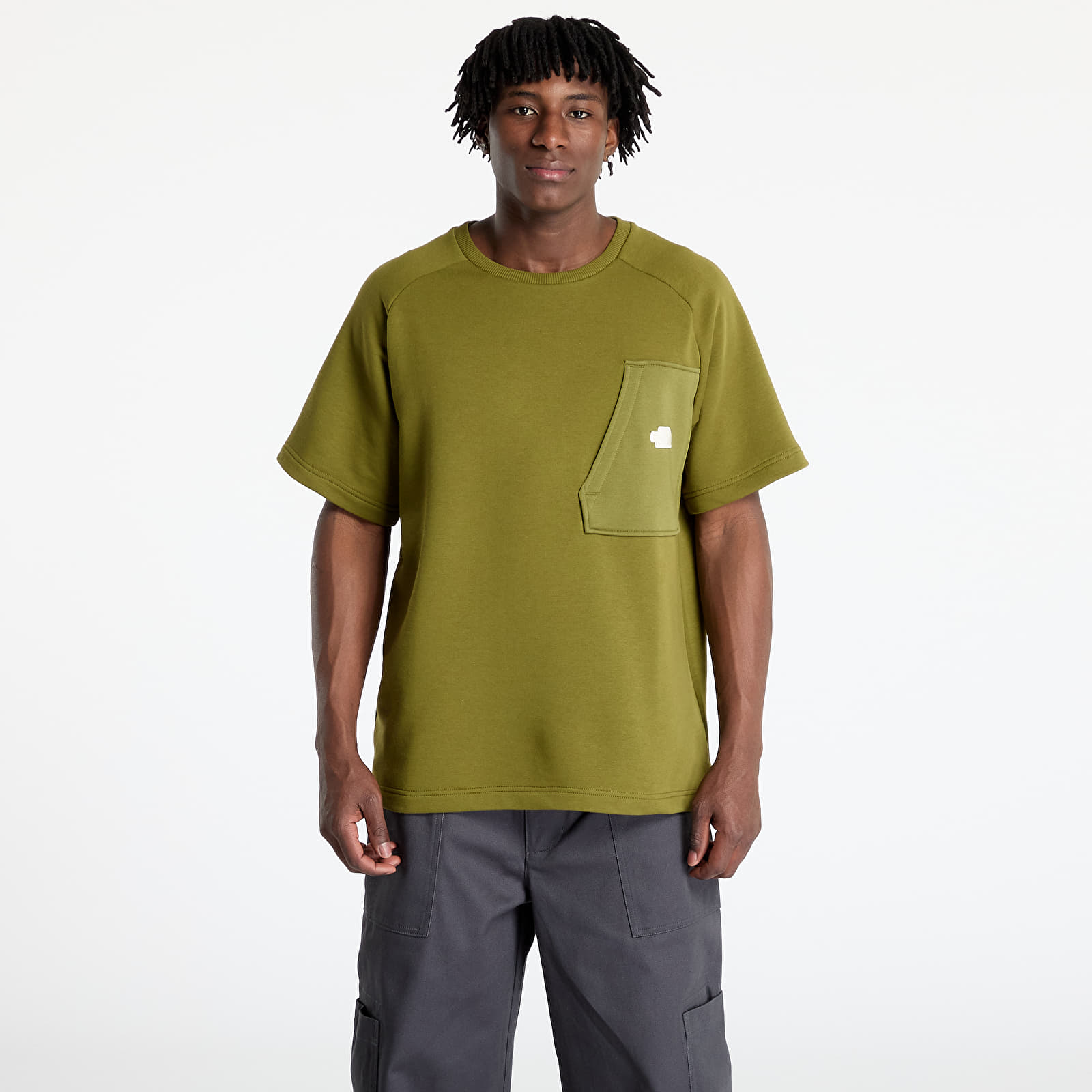 Camisetas hombre The North Face Terry Relaxed Tee Forest Olive