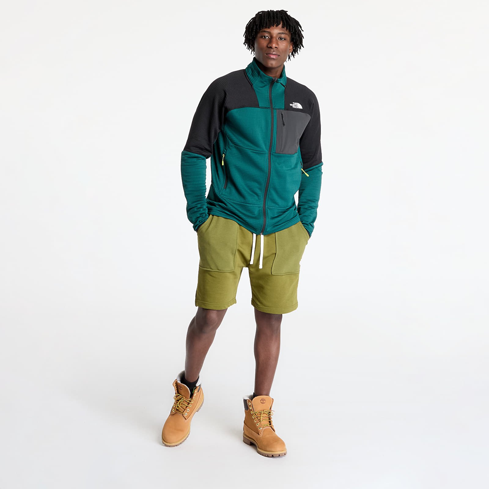 Men's shorts The North Face Terry Regular Short Forest Olive