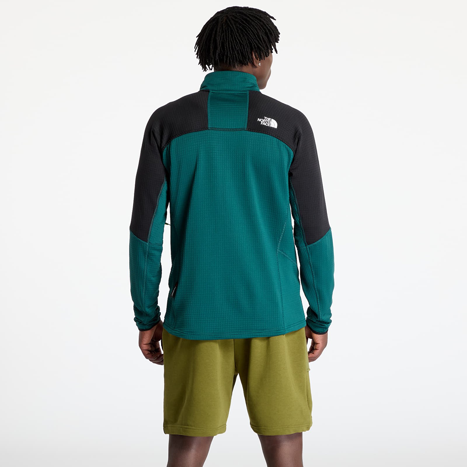 Pánské bundy The North Face Stormgap Powergrid Jacket Deep Nori/ TNF Black