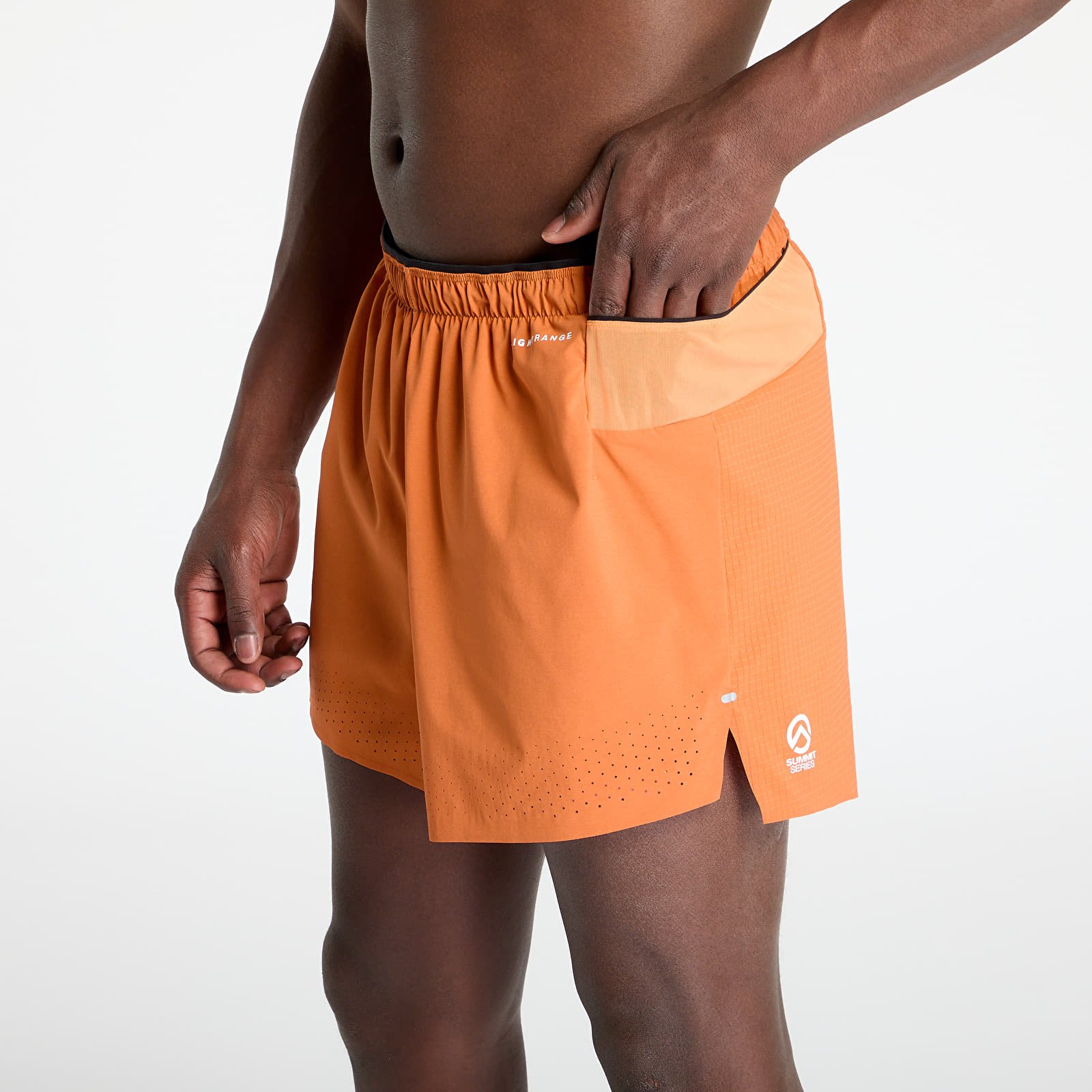 Men's shorts The North Face Summit Pacesetter 5In Short Iron Bronze/ Digital Orange