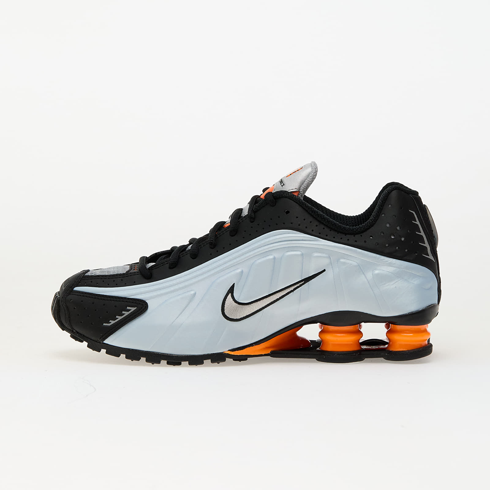 Zapatillas mujer Nike W Shox R4 Blue Tint/ Metallic Silver-Total Orange