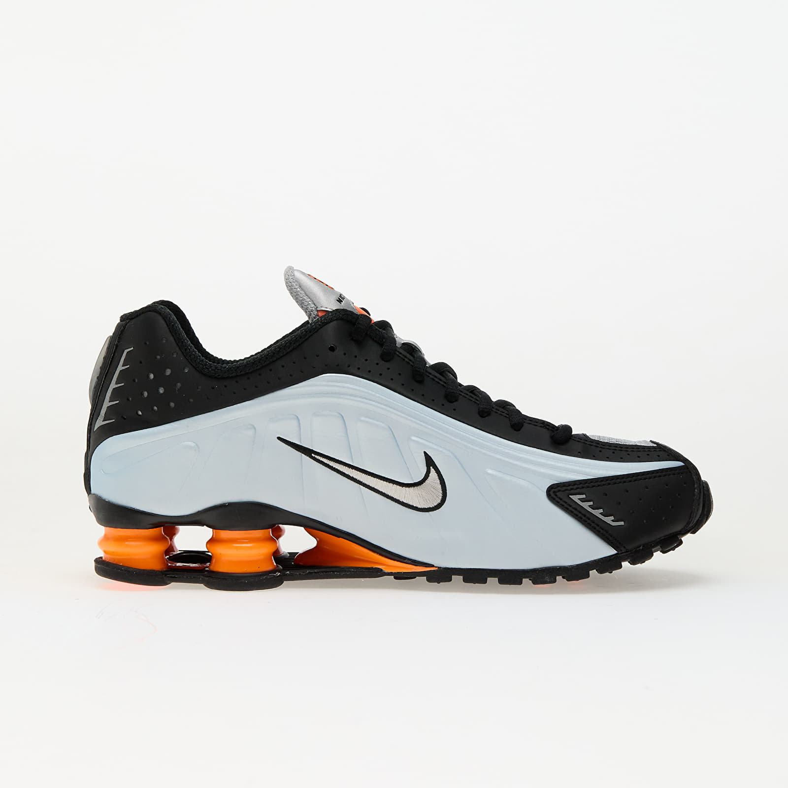 Zapatillas mujer Nike W Shox R4 Blue Tint/ Metallic Silver-Total Orange