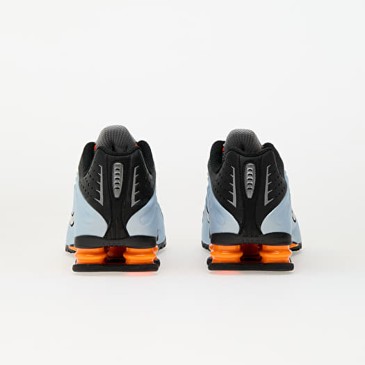 Nike W Shox R4 Blue Tint/ Metallic Silver-Total Orange | Queens