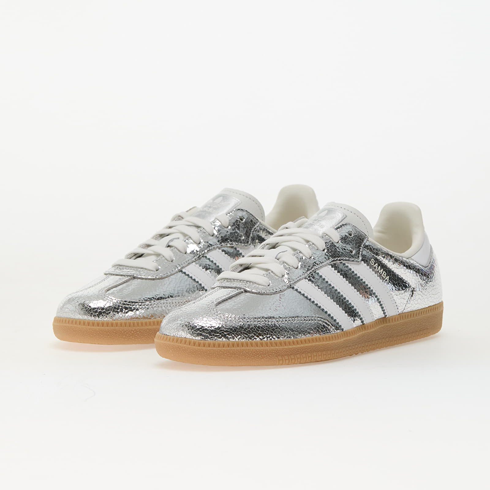Dámské tenisky a boty adidas Samba Og W Silver Metallic/ Ftw White/ Core White