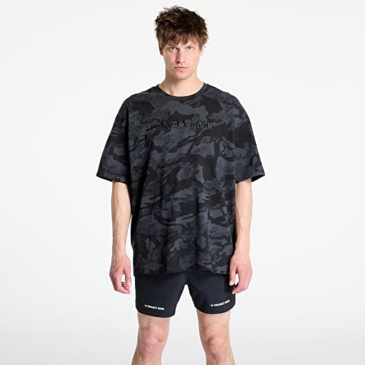 T-shirt Under Armour Project Rock All Over Print T-shirt Black