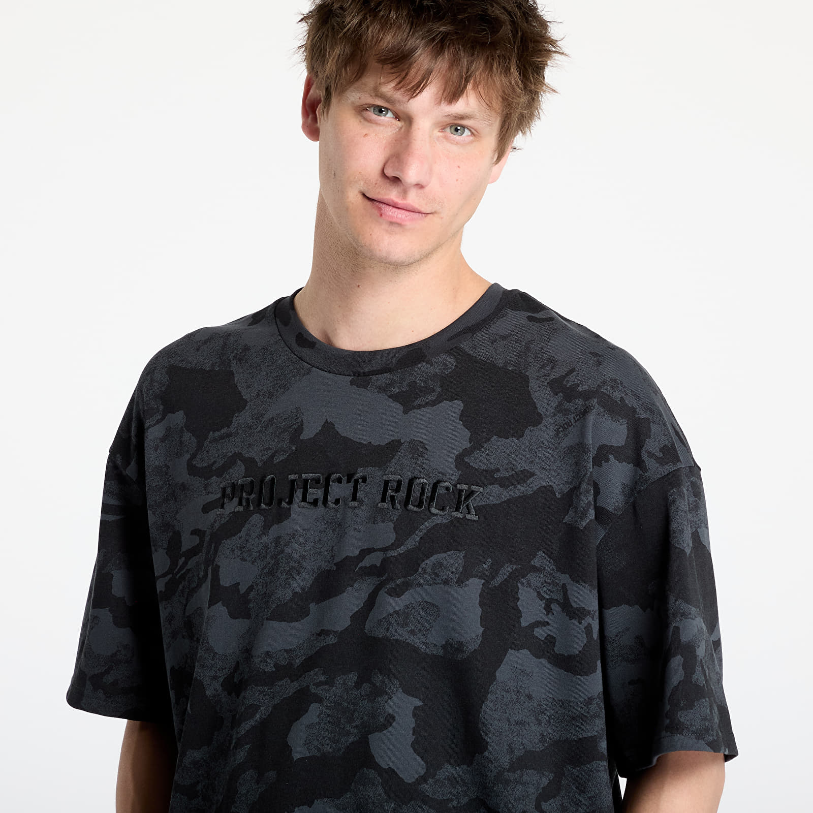 Camisetas hombre Under Armour Project Rock All Over Print T-shirt Black