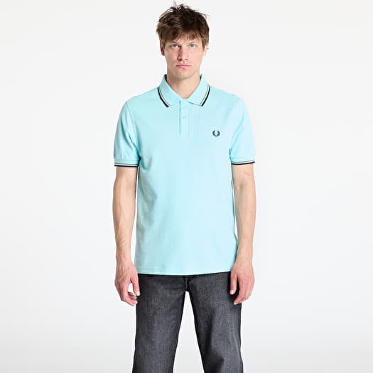 T-shirt FRED PERRY Twin Tipped Shirt Mint Blue/ Olive Mint/ French Navy