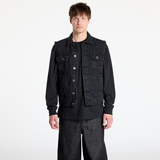 Urban Classics Denim Vest Black Raw