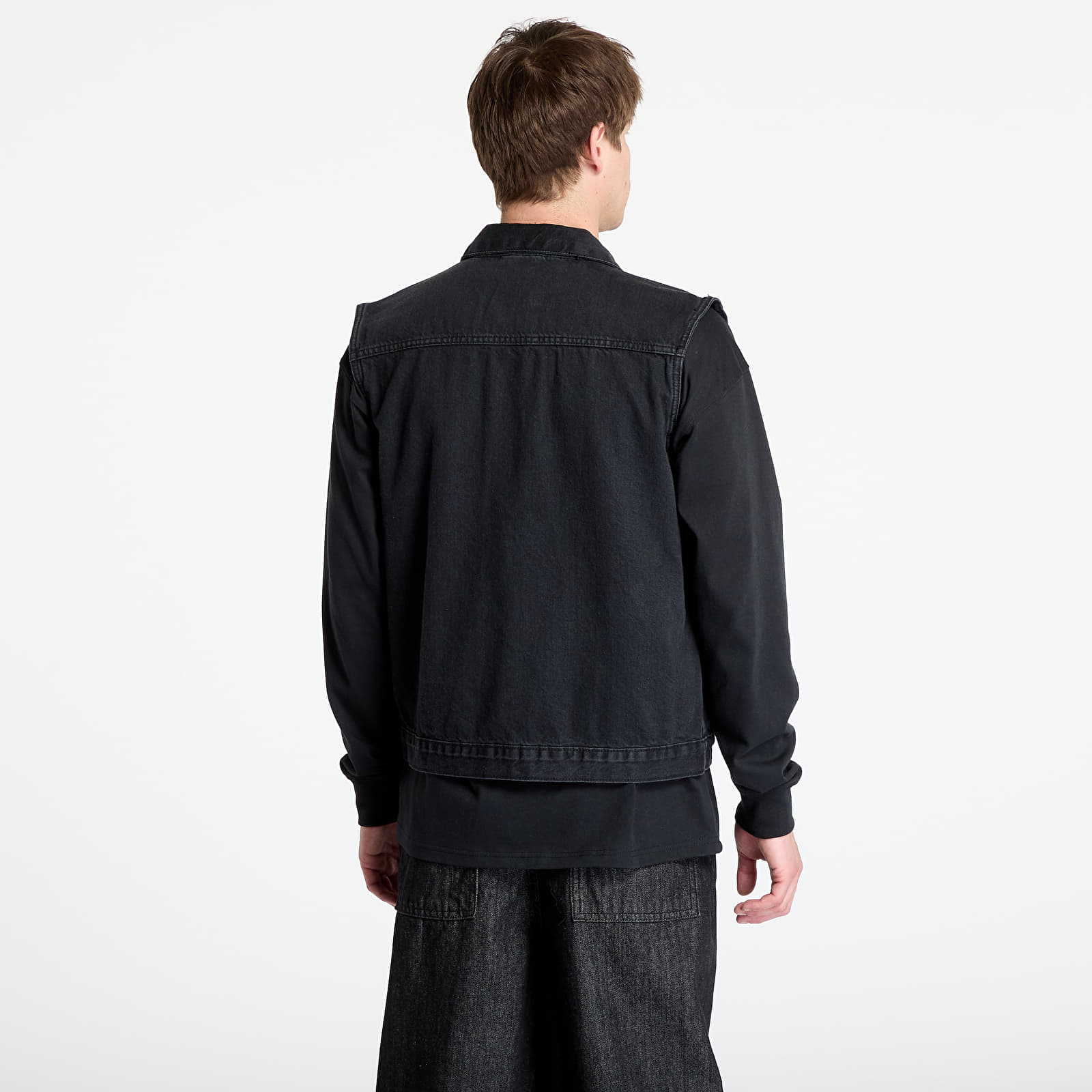 Безрукавки Urban Classics Denim Vest Black Raw