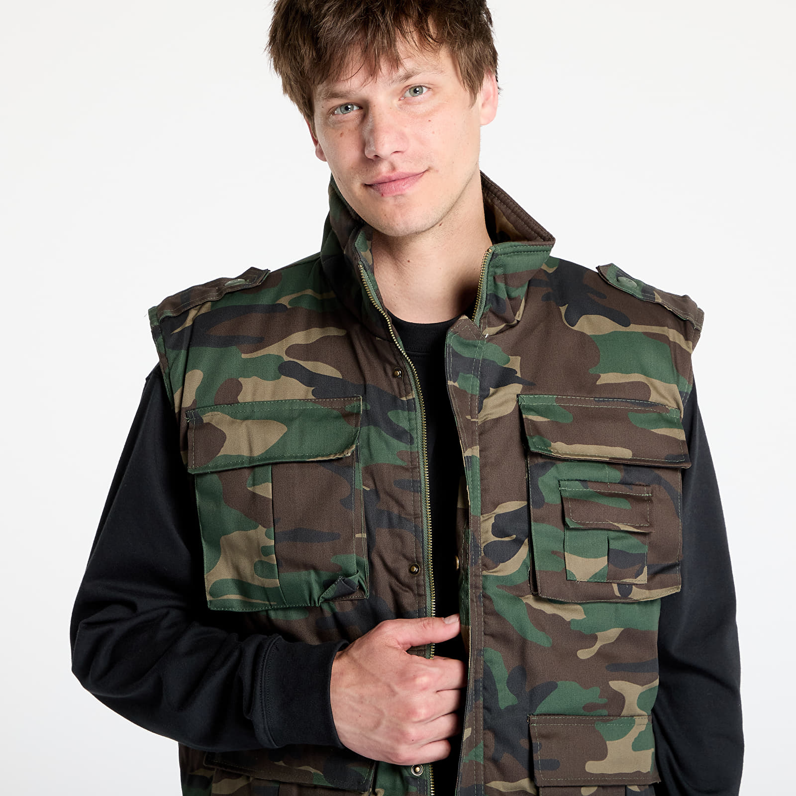Westen Urban Classics Ranger Vest Green Camo