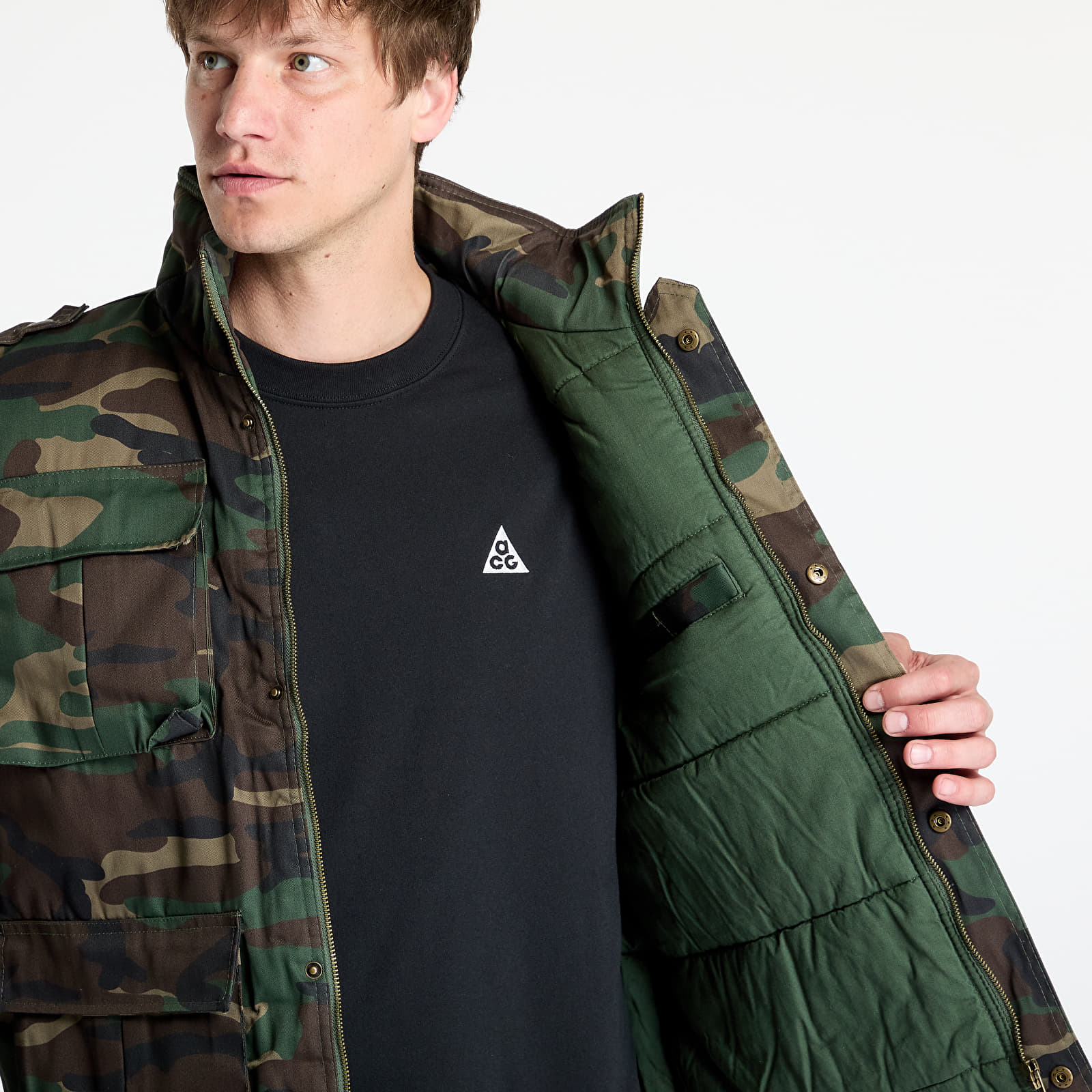 Westen Urban Classics Ranger Vest Green Camo