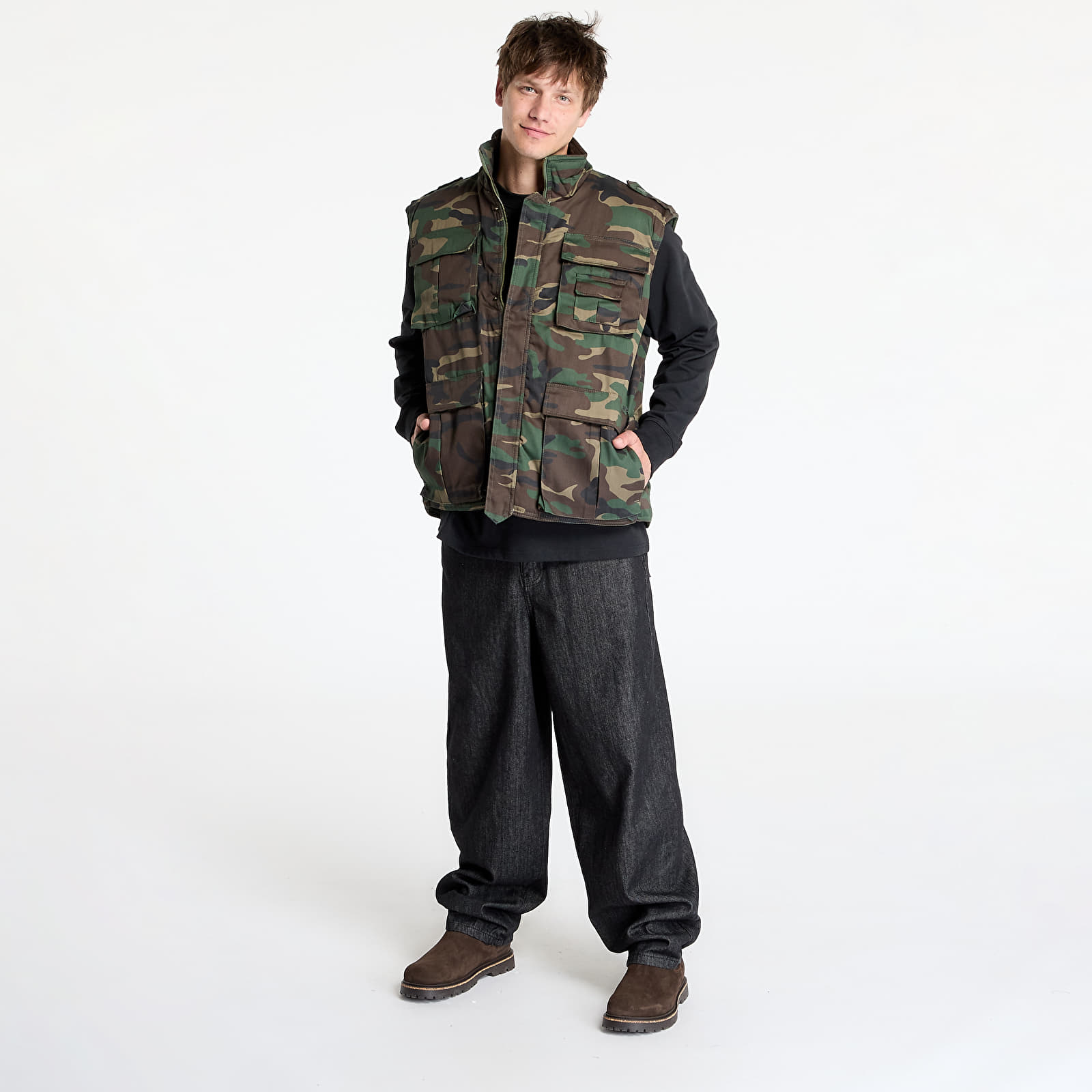 Westen Urban Classics Ranger Vest Green Camo