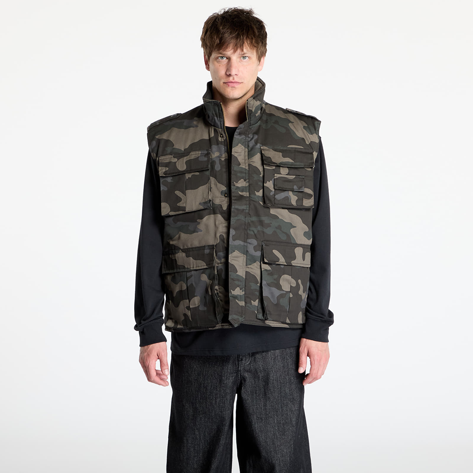 Urban Classics Ranger Vest Dark Grey Camo XXXL