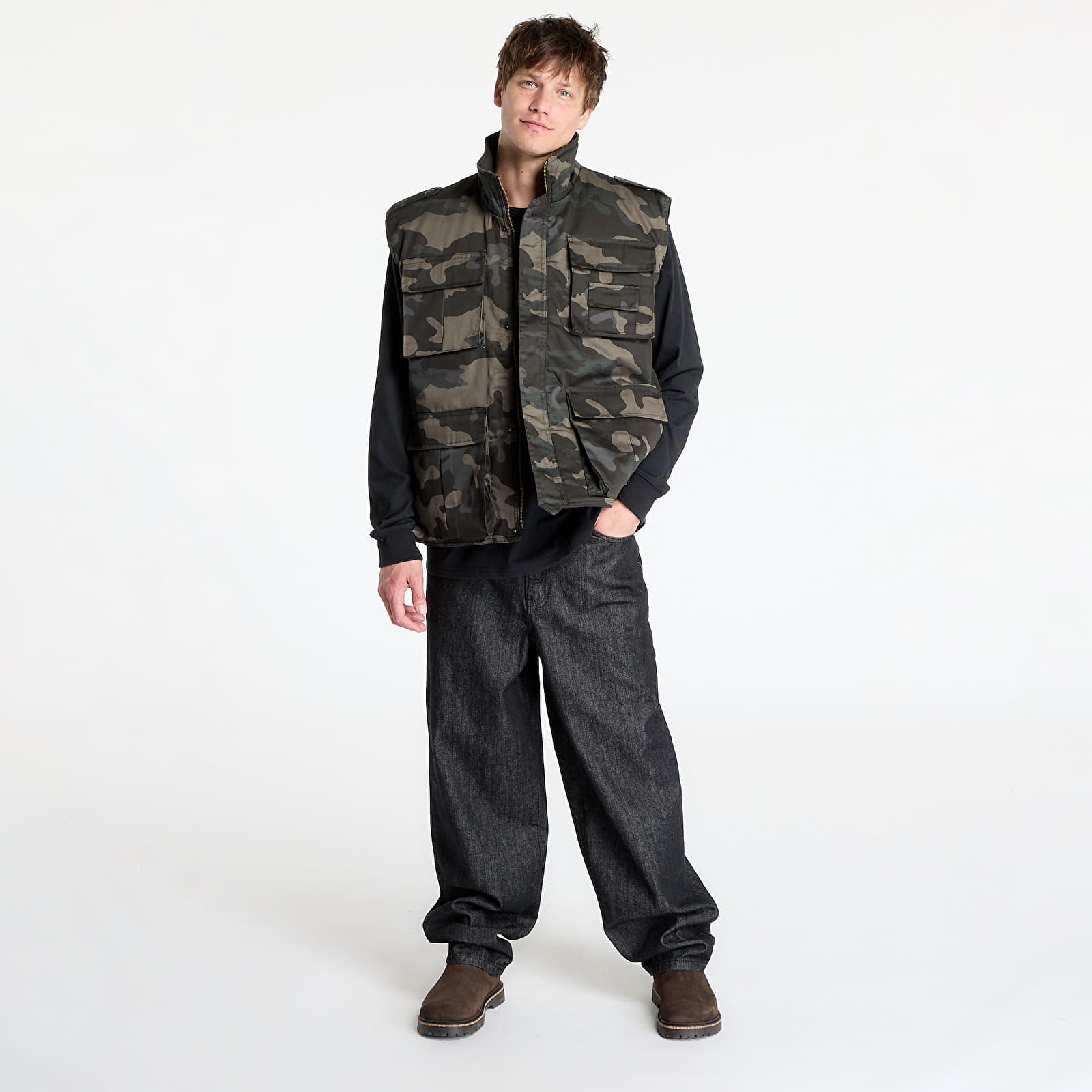 Безрукавки Urban Classics Ranger Vest Dark Grey Camo