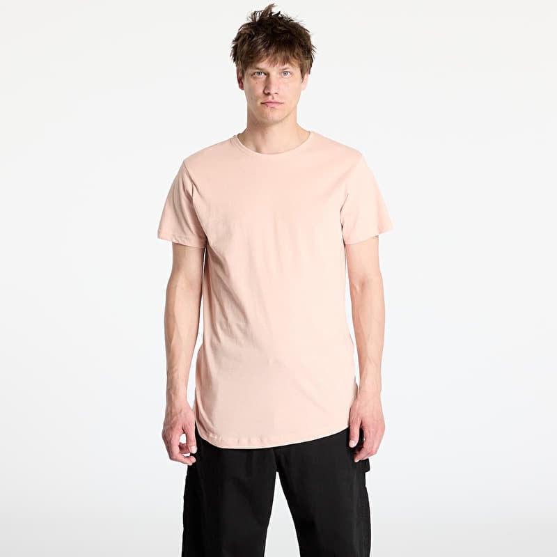 Póló Urban Classics Shaped Long Tee Pink
