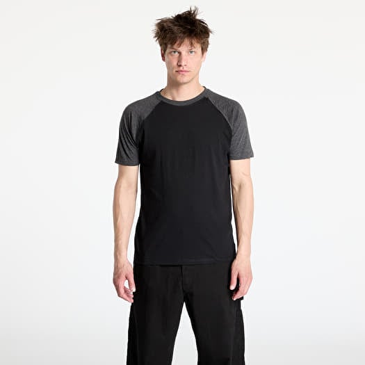 Urban Classics Raglan Contrast Tee Black