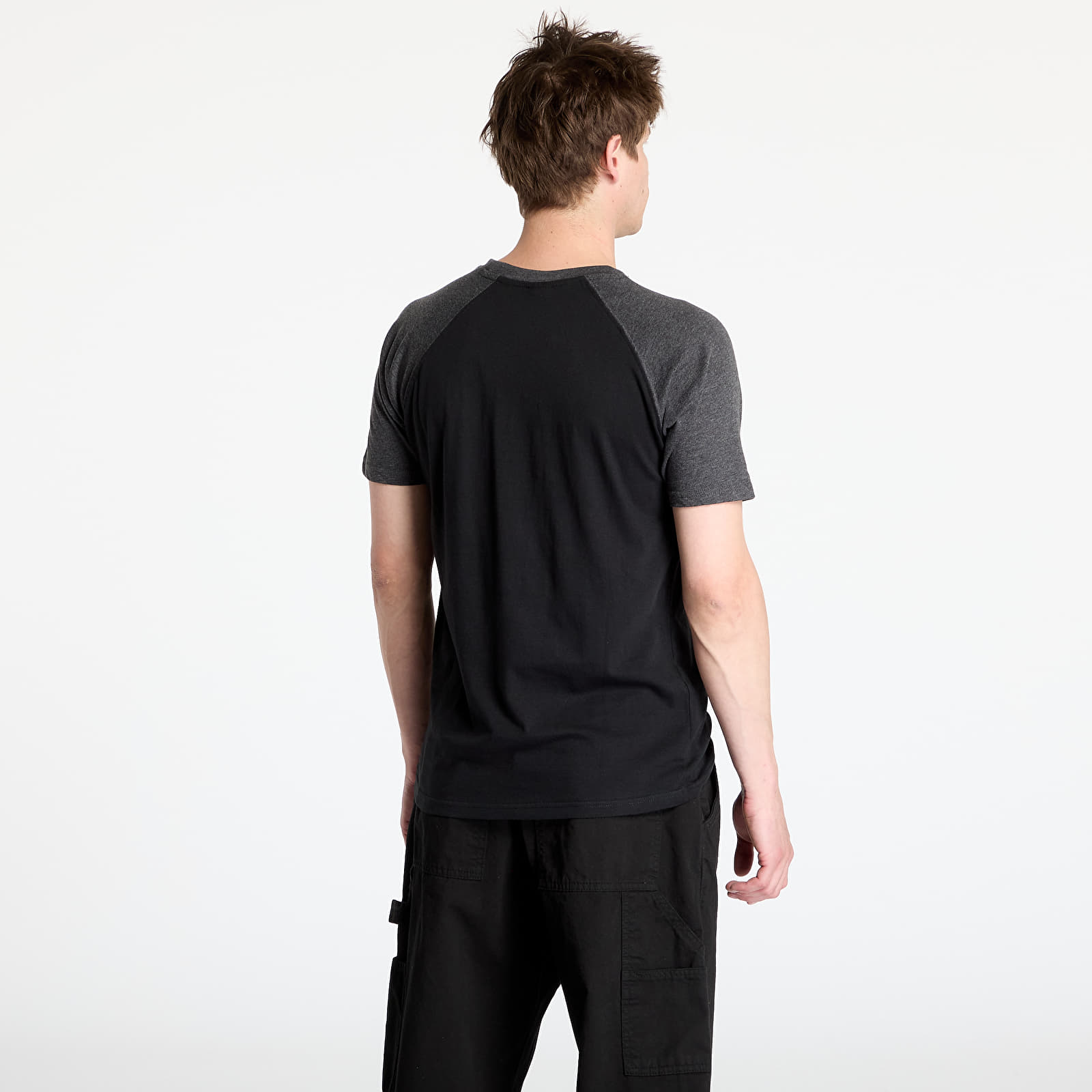 Koszulki Urban Classics Raglan Contrast Tee Black
