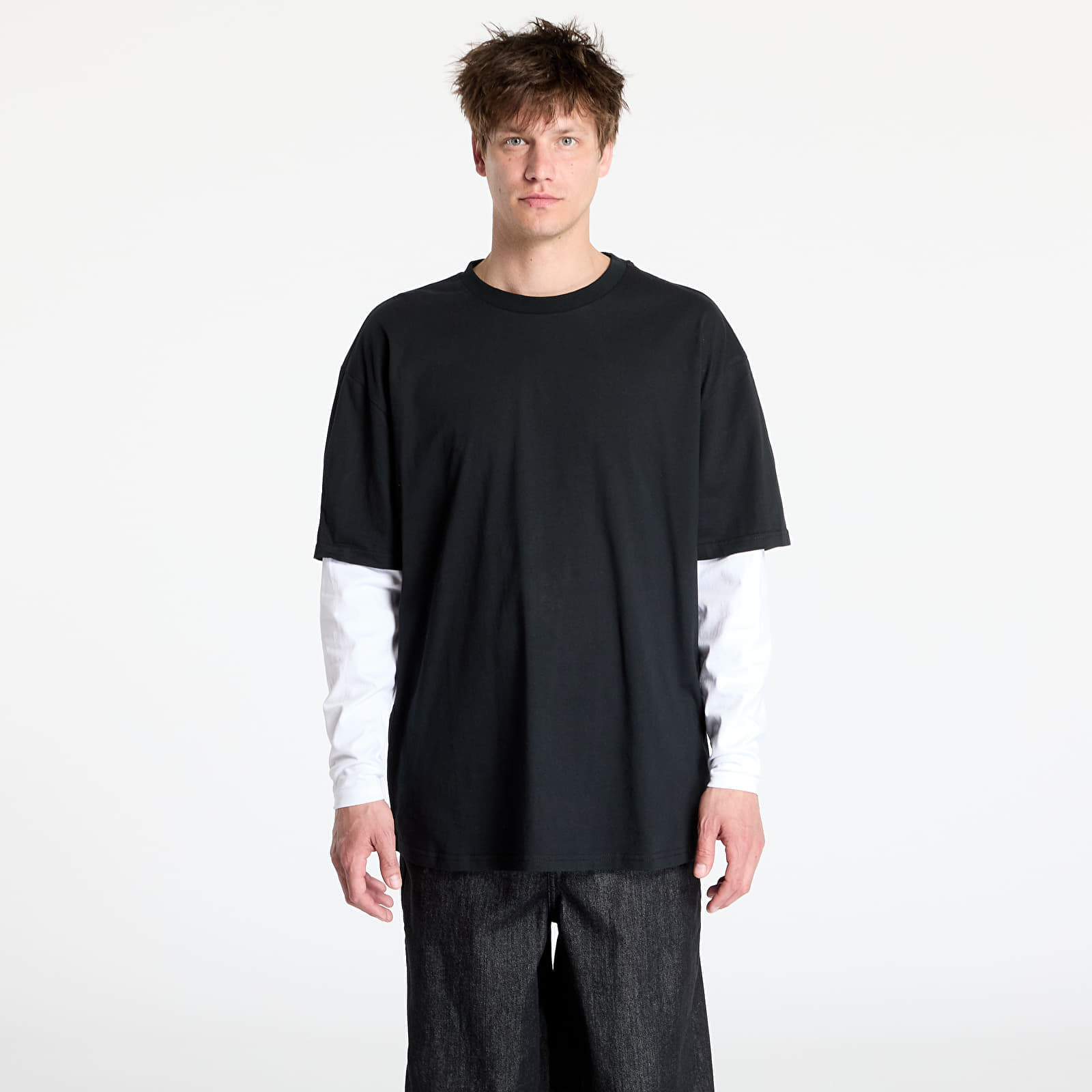 T-shirt Oversized Shaped Double Layer LS Tee / XL - Urban Classics - Modalova