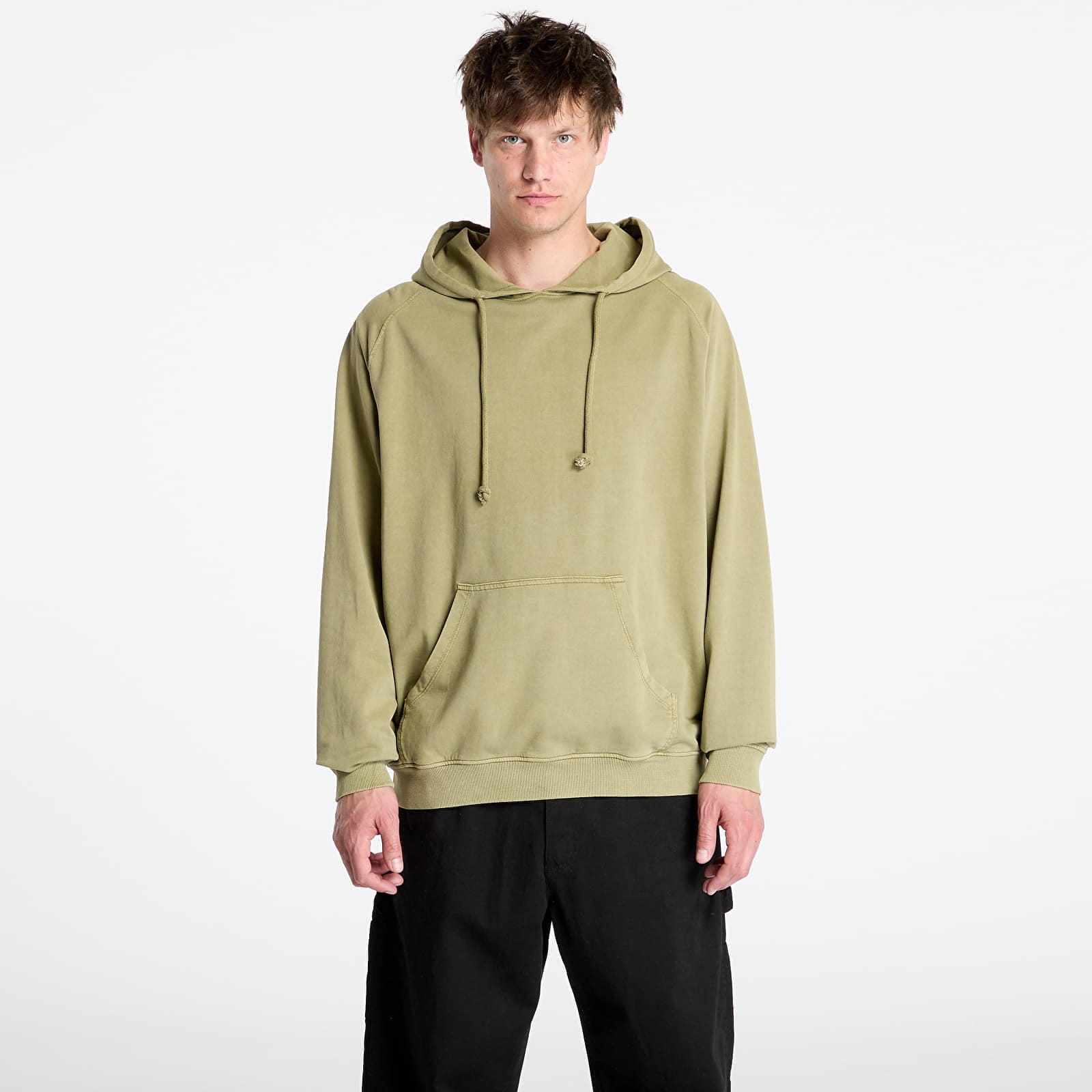 Φούτερ Urban Classics Overdyed Hoody Green XL