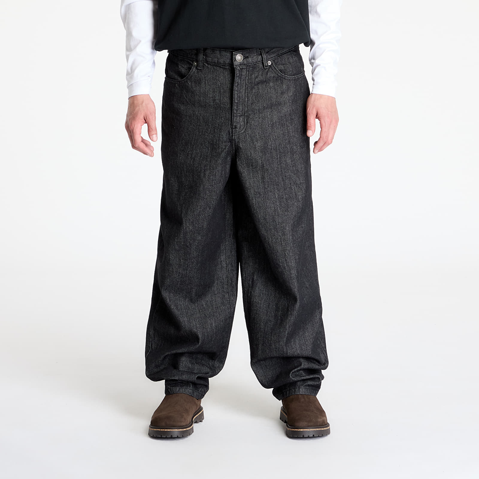 Jeansy Urban Classics 90's Jeans Black Acid Washed