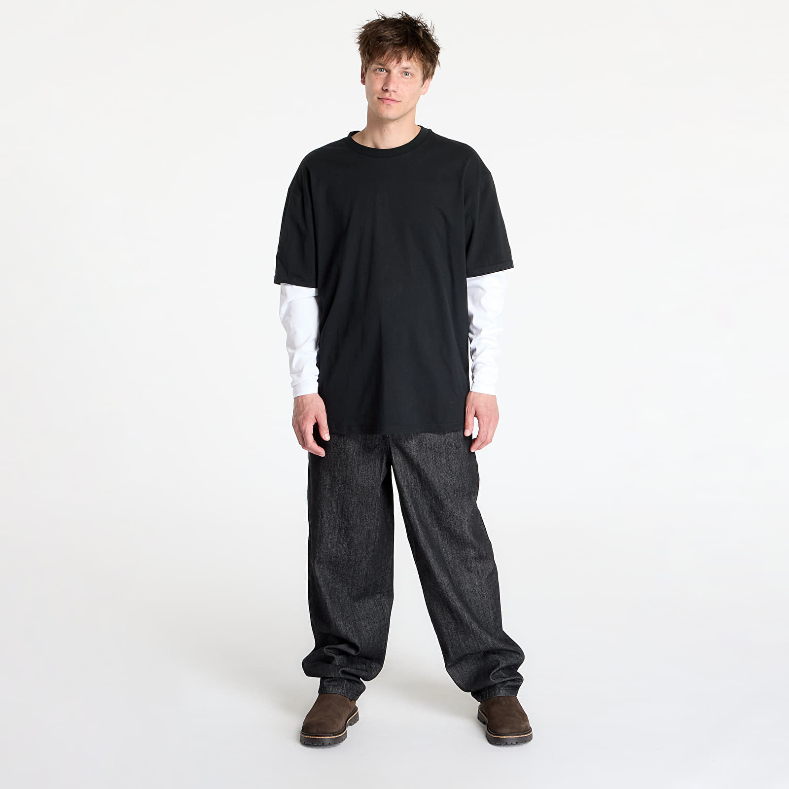 Jeansy Urban Classics 90's Jeans Black Acid Washed