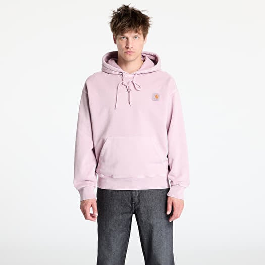 Sweatshirt Carhartt WIP Hooded Nelson Sweat UNISEX Hortensia Garment Dyed