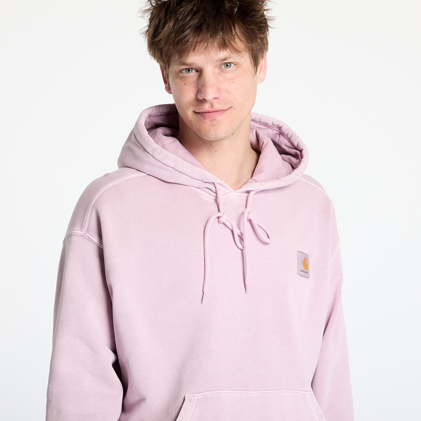 Meeste kampsunid Carhartt WIP Hooded Nelson Sweat UNISEX Hortensia Garment Dyed
