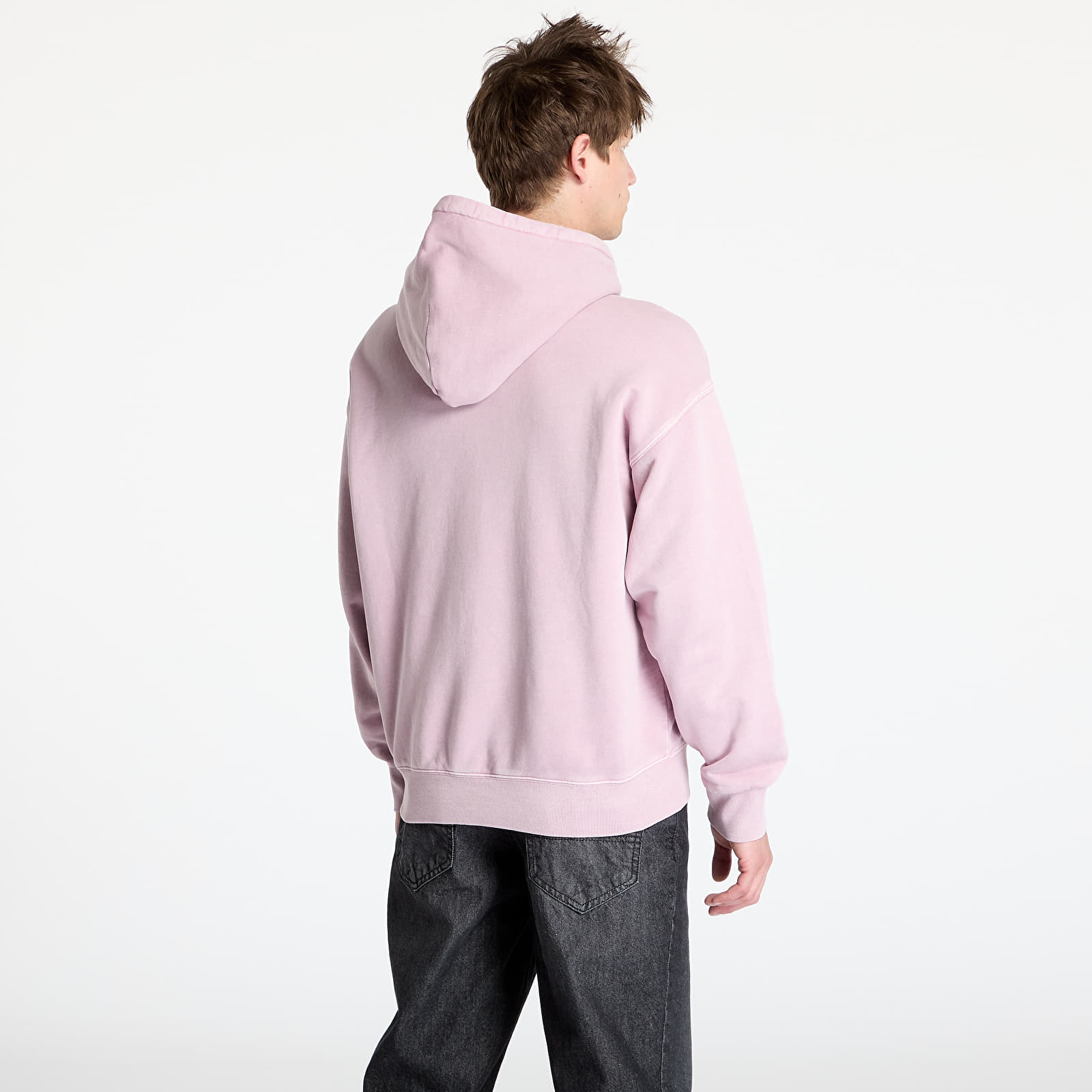 Meeste kampsunid Carhartt WIP Hooded Nelson Sweat UNISEX Hortensia Garment Dyed