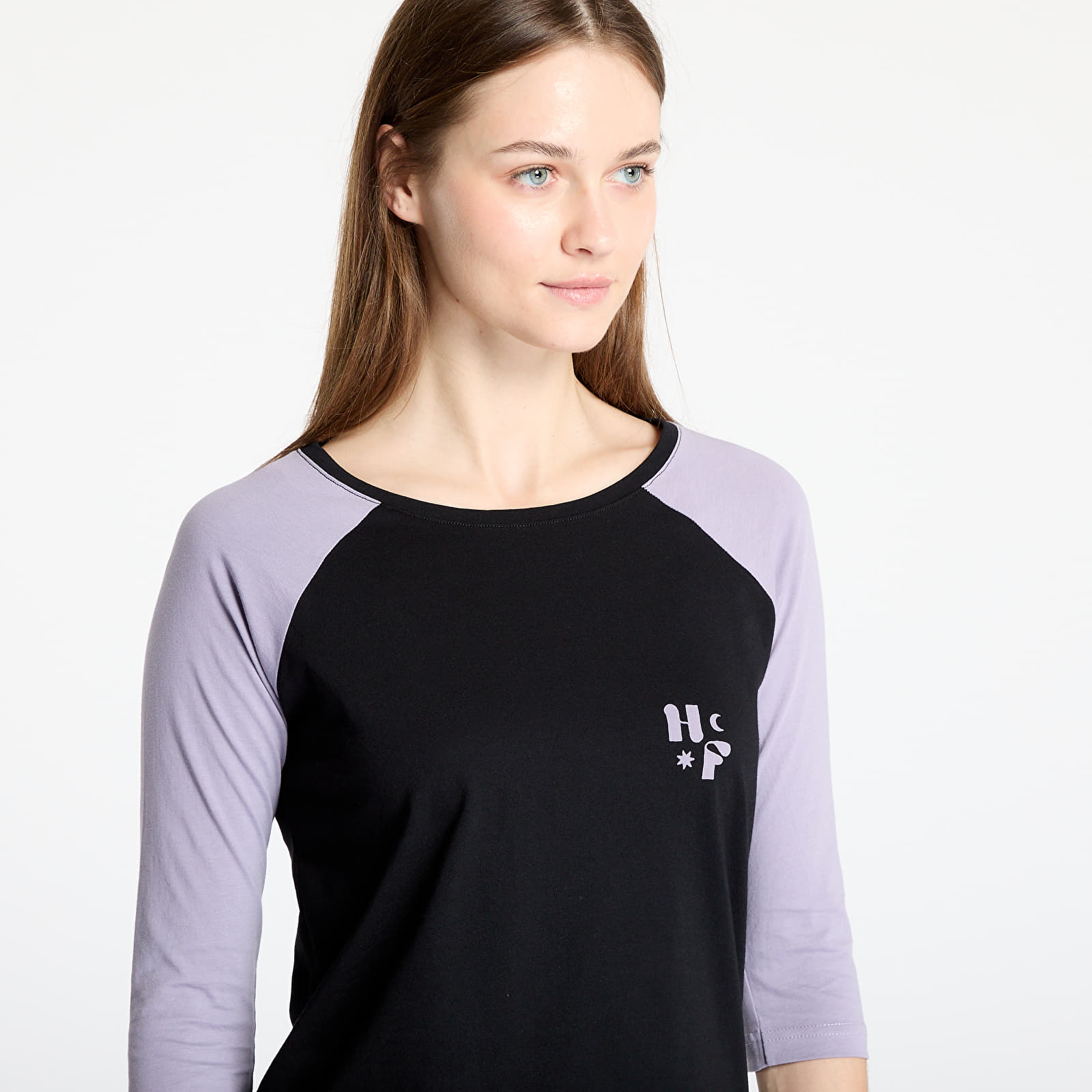 Women's T-shirts Horsefeathers Kirby Top Black/ Lavender