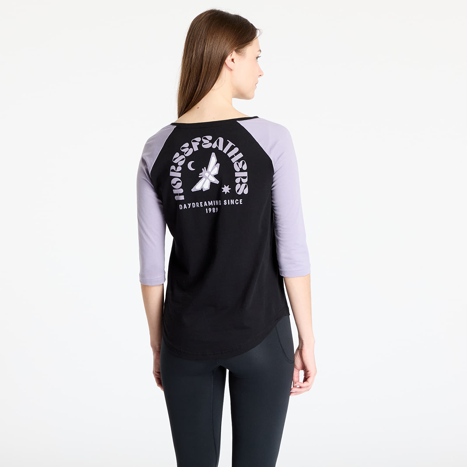 Women's T-shirts Horsefeathers Kirby Top Black/ Lavender