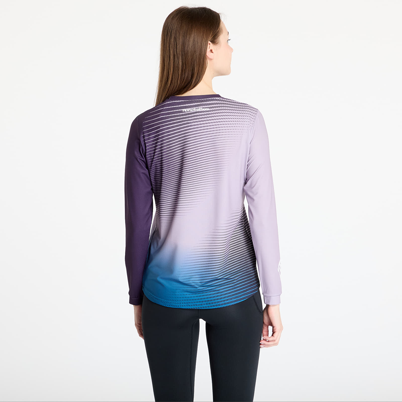 Dames T-shirts Horsefeathers W Quantum Ls Bike Jersey Iris Fade Out