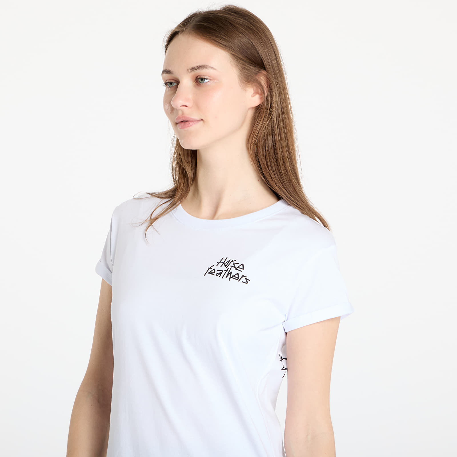 Naiste T-särgid Horsefeathers Lada Top White