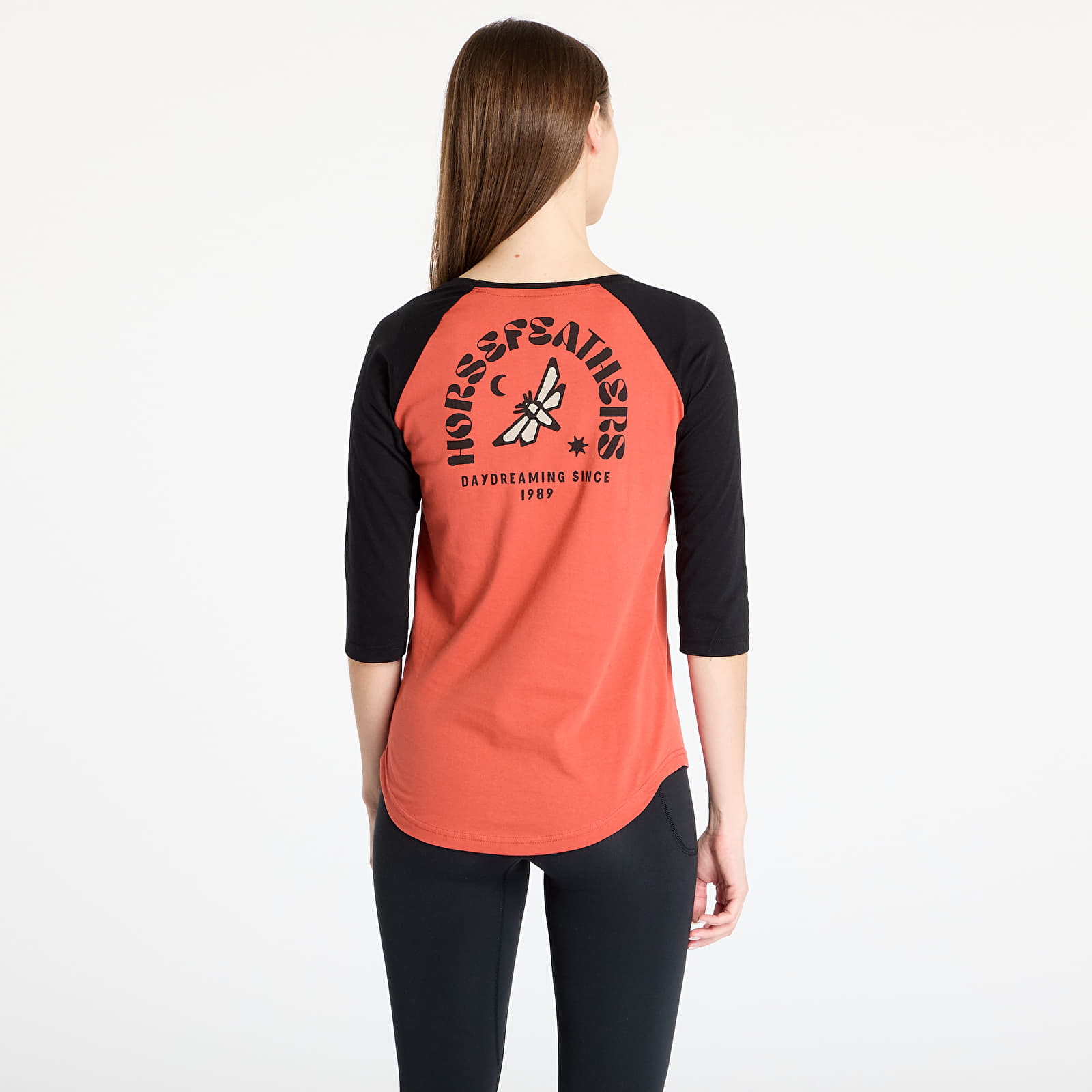 Naiste T-särgid Horsefeathers Kirby Top Ginger/ Black