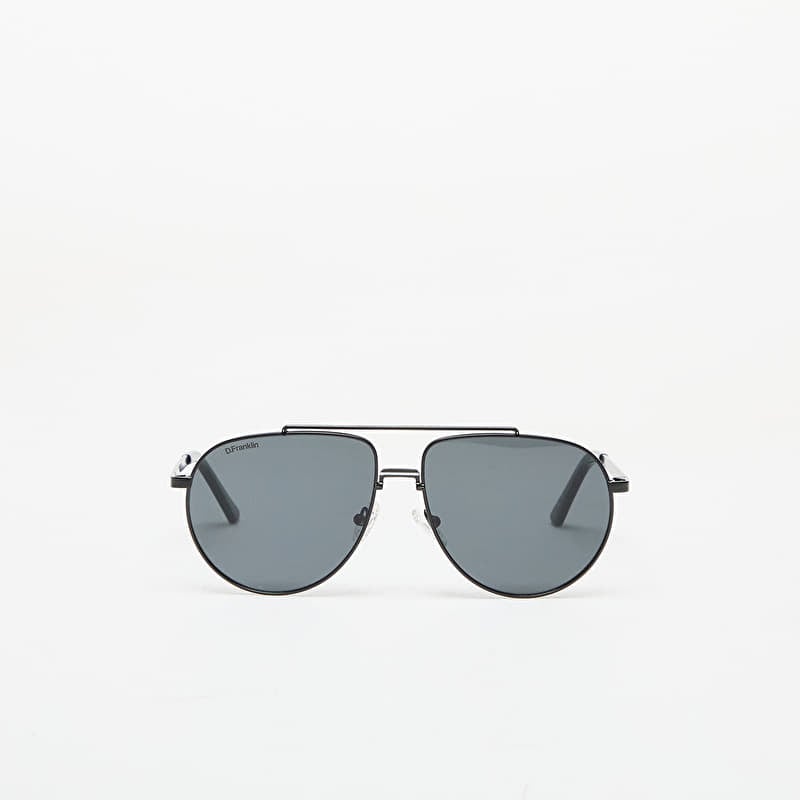D.Franklin Aviator Legacy Sunglasses Black/ Black