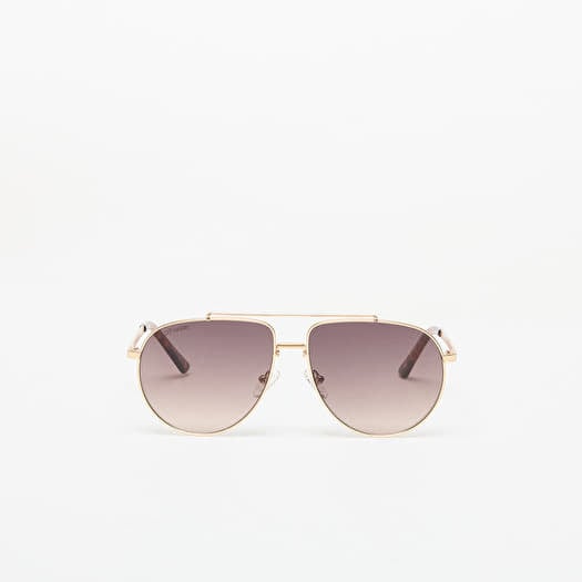 D.Franklin Aviator Legacy Sunglasses Gold/ Brown