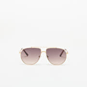 D.Franklin Aviator Legacy Sunglasses Gold/ Brown