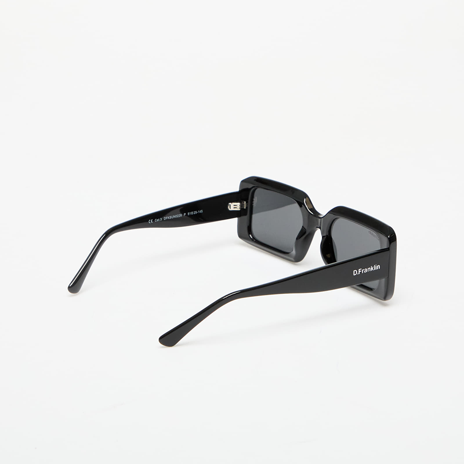 Gafas de sol de hombre D.Franklin Bahamas Sunglasses Shiny Black/ Smoke