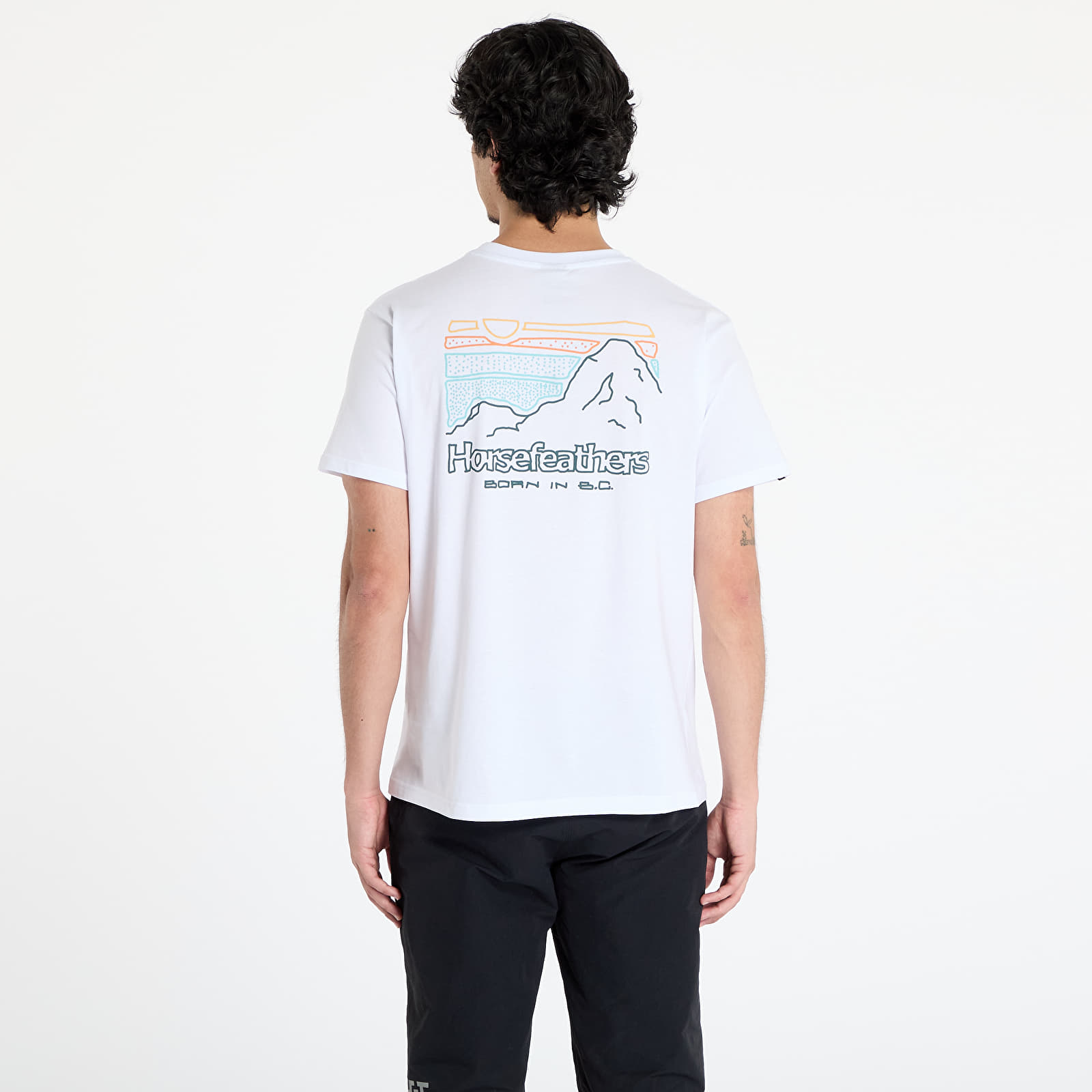 Vyriški marškinėliai Horsefeathers Diary T-Shirt White