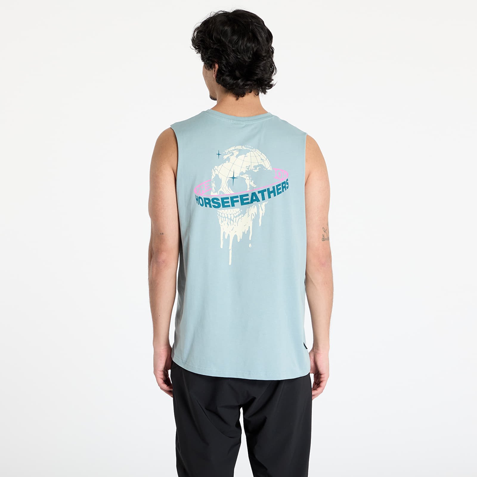 Camisetas de tirantes para hombre Horsefeathers Orbit Tank Blue Haze