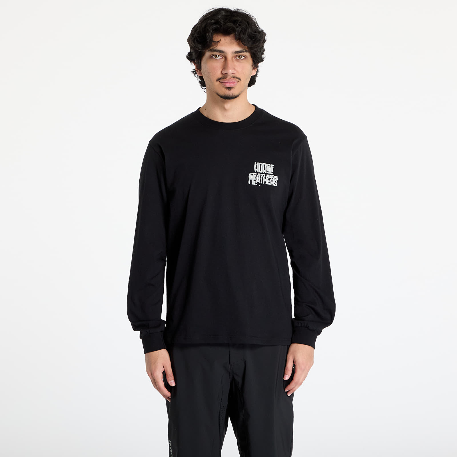 Men's T-shirts Horsefeathers Xerox Long Sleeve T-Shirt Black