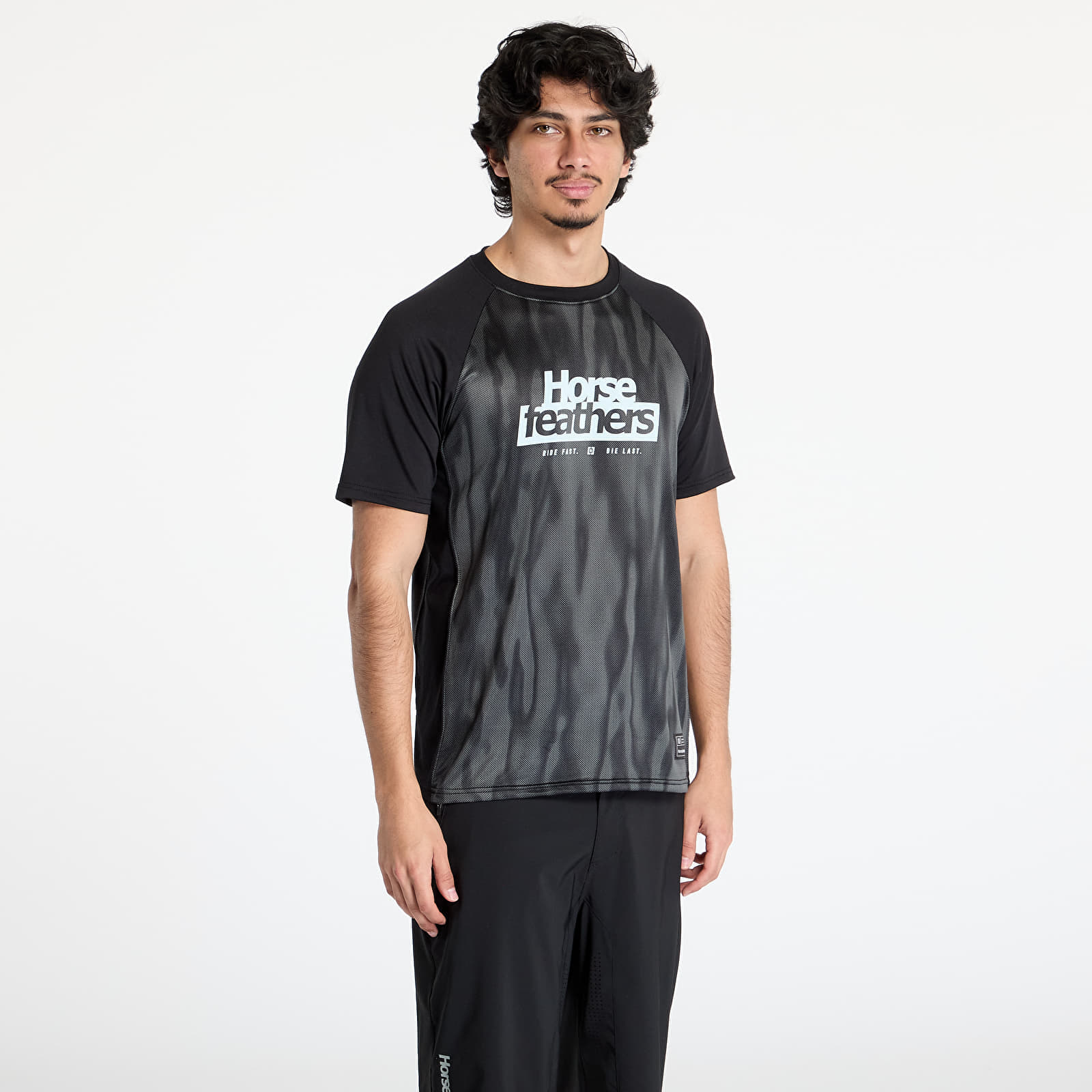 T-shirt Horsefeathers Spike Bike Jersey Halftone/ Black XS